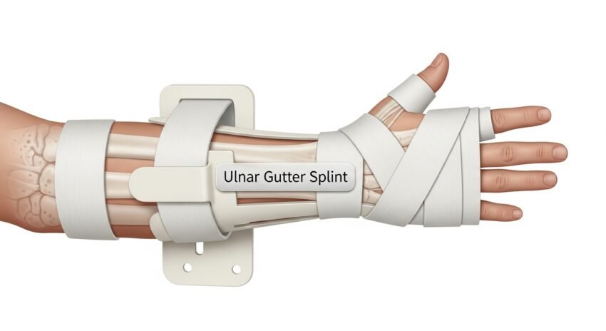 ulnar gutter splint