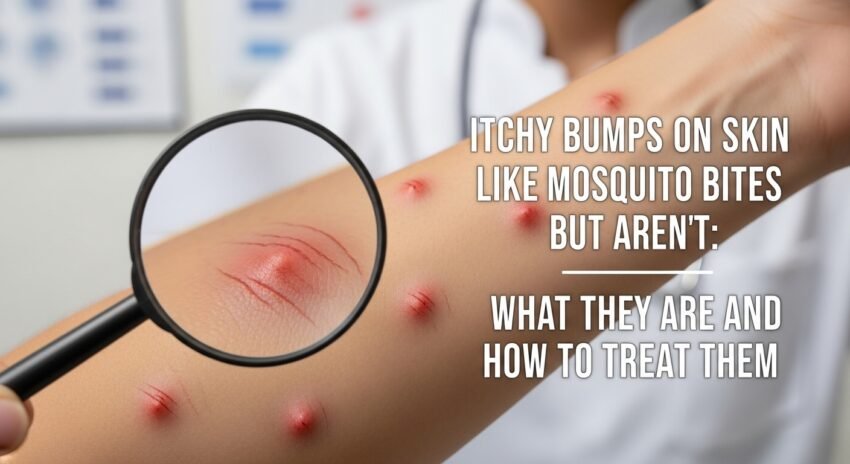 itchy bumps on skin like mosquito bites but aren't