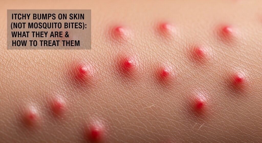 itchy bumps on skin like mosquito bites but aren't