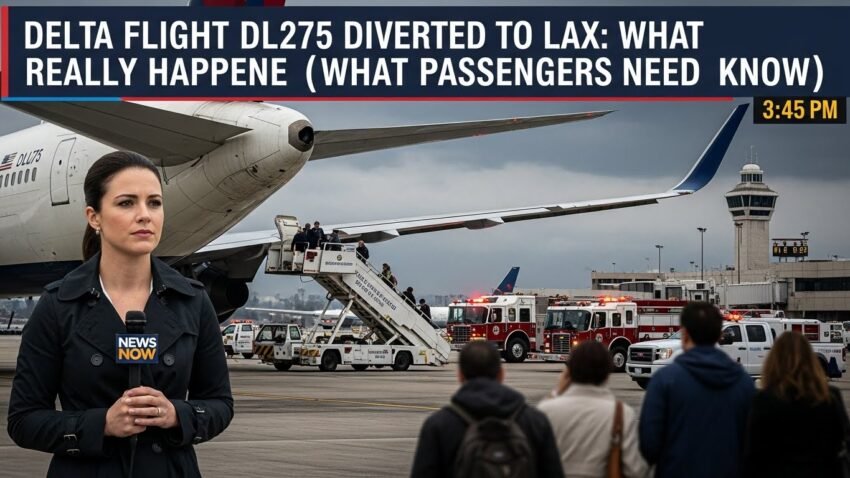 delta flight dl275 diverted lax