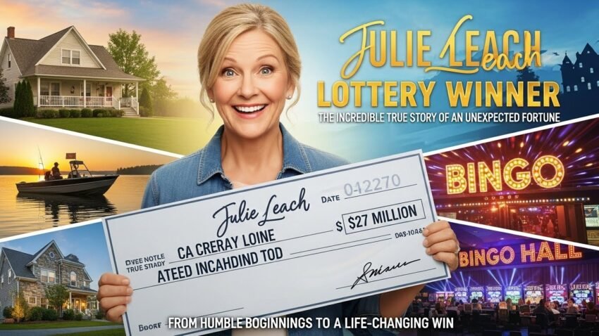 julie leach lottery winner