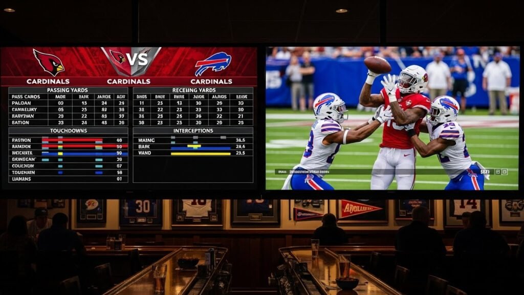 arizona cardinals vs buffalo bills match player stats